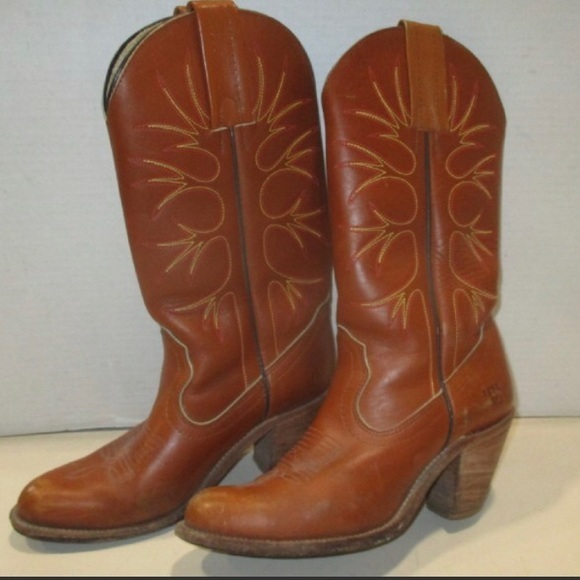 Frye Cowboy Tall Boots #7 - Picture 9 of 13